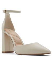 ALDO - Millgate Block Heel Pointed Toe Sandal - Lyst