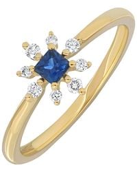 Bony Levy - El Mar 18K Diamond & Sapphire Star Ring (Nordstrom Exclusive) - Lyst