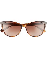 Longchamp - Le Pliage 57mm Gradient Cat Eye Sunglasses - Lyst