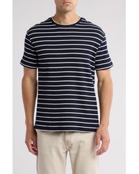Slate & Stone - Stripe Waffle Knit T-shirt - Lyst