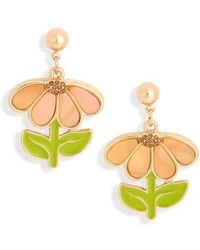 Leith - Spring Daisy Drop Earrings - Lyst