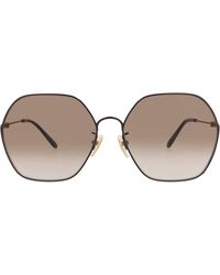 Chloé - 59Mm Rectangular Gradient Sunglasses - Lyst