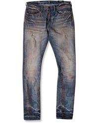 PRPS - Cayenne Clotbur Distressed Super Skinny Jeans - Lyst