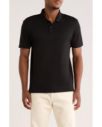 Calvin Klein - Liquid Touch Interlock Cotton Polo - Lyst