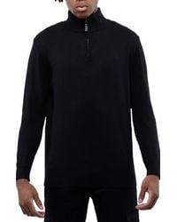 Xray Jeans - Quarter Zip Mock Neck Sweater - Lyst