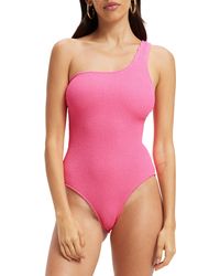 GOOD AMERICAN - Always Fits One-shoulder One-piece Swimsuit - Lyst