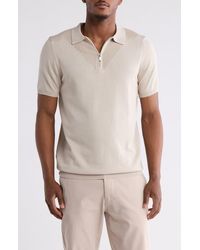 T.R. Premium - Slim Fit Sweater Knit Polo - Lyst