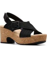 Clarks - Nerisa Slingback Platform Sandal - Lyst
