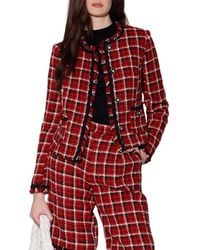 Walter Baker - Taryn Plaid Tweed Jacket - Lyst