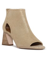 Donald J Pliner - Perforated Open Toe Bootie - Lyst