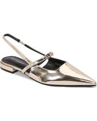 BERNESS - Victoria Mary Jane Pointed Toe Slingback Flat - Lyst