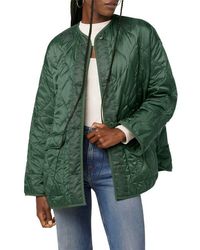 Hudson Jeans - Oversize Quilted Liner Jacket - Lyst