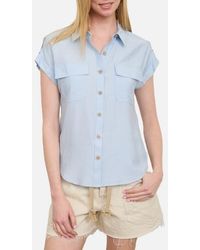Blu Pepper - Button Front Shirt - Lyst