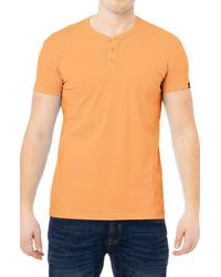 Xray Jeans - Short Sleeve Henley - Lyst