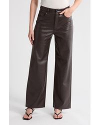 Rag & Bone - Harris High Waist Faux Leather Pants - Lyst