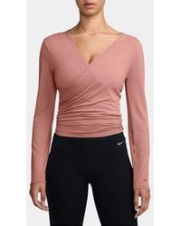Nike - Dri-Fit Wrap Top - Lyst