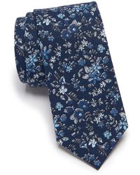 Original Penguin - Fennel Floral Print Tie - Lyst