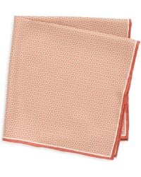 BOSS - Geometric Silk Pocket Square - Lyst