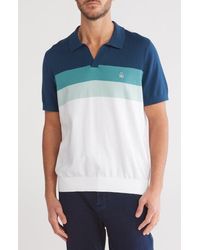 Original Penguin - Stripe Cotton Jersey Polo - Lyst