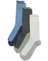Ted Baker - Assorted 3-Pack Crew Socks - Lyst