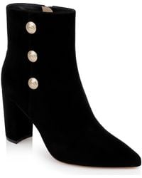 L'Agence - Theodora Ii Pointed Toe Bootie - Lyst