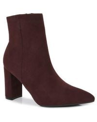 BERNESS - Sara Block Heel Bootie - Lyst