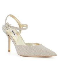 Dune - Channel Ankle Strap Pointed Toe Pump - Lyst
