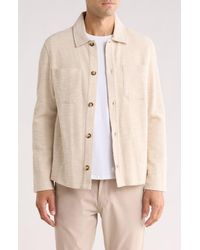 Ted Baker - Hookly Long Sleeve Jersey Overshirt - Lyst