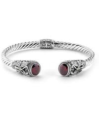 Samuel B. - 18K & Sterling Butterfly Bangle - Lyst