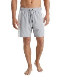 Spyder - Colorblock Graphic Volley Swim Trunks - Lyst