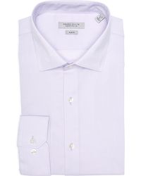 Perry Ellis - Luxe Slim Fit Solid Dress Shirt - Lyst