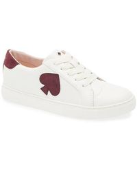Kate Spade - Fez Smooth Leather Sneaker - Lyst