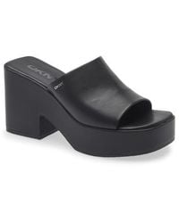 DKNY - Mercades Platform Slide Sandal - Lyst