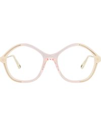 Chloé - 52Mm Round Optical Glasses - Lyst