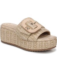 Sam & Libby - Crysta Platform Slide Sandal - Lyst
