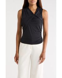 Rag & Bone - Clara Draped V Neck Tank - Lyst