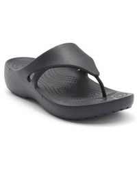 Crocs™ - Kadee Wedge Flip Flop - Lyst