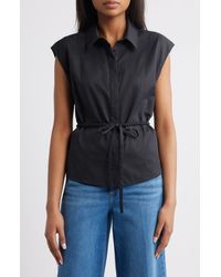 Wit & Wisdom - Cap Sleeve Peplum Top - Lyst