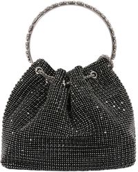 BERNESS - Rhinestone Ring Handle Bag - Lyst