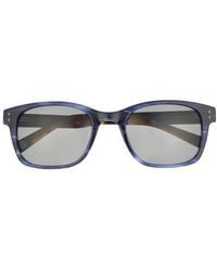 Ted Baker - 56Mm Polarized Rectangular Sunglasses - Lyst