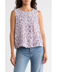 Bobeau - Pleated Sleeveless Top - Lyst