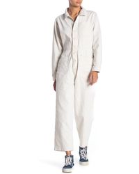 Free People Gia Coveralls - White