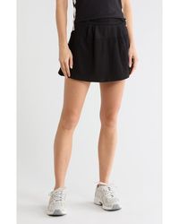 DKNY - Jacquard Mixed Pleated Skort - Lyst