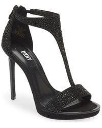 DKNY - Dris T-Strap Sandal - Lyst