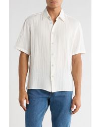 Rag & Bone - Danny Cotton Gauze Button-Up Shirt - Lyst