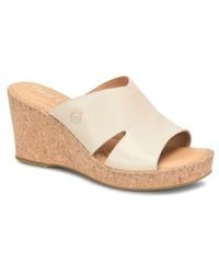 Børn - Sorine Platform Wedge Sandal - Lyst