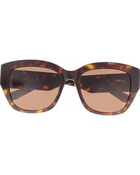 McQueen - 55Mm Square Sunglasses - Lyst