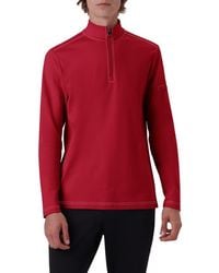 Bugatchi - Quarter Zip Knit Pullover - Lyst