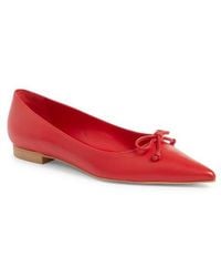 Stuart Weitzman - Landon Pointed Toe Ballet Flat - Lyst