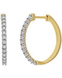 CARRIERE JEWELRY - Diamond Hoop Earrings - Lyst